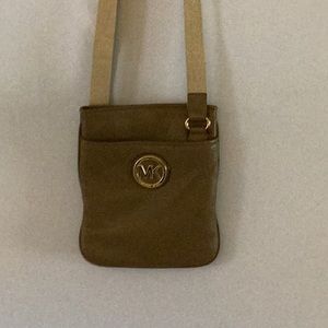 Michael Kor Crossbody Brown Leather